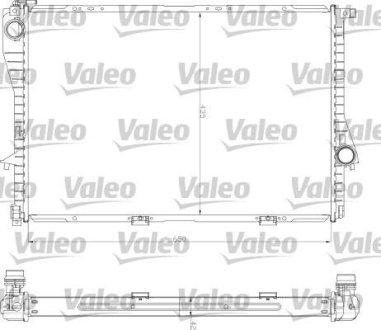 Радиатор, охлаждение двигател Valeo 734277