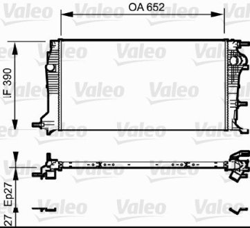 Радіатор Valeo 735182