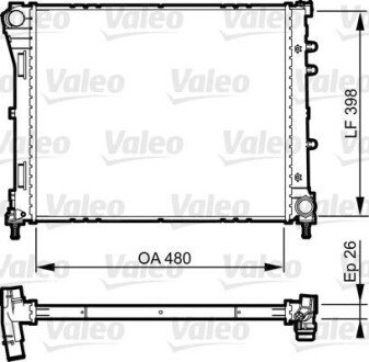 Датчик абс, передний Valeo 735273