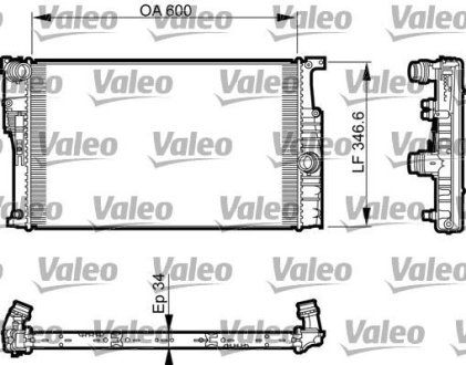 Радіатор Valeo 735456 (фото 1)