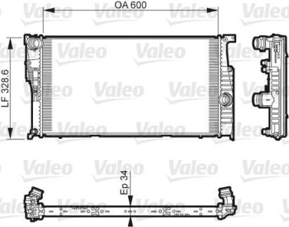 Датчик абс, передний Valeo 735612