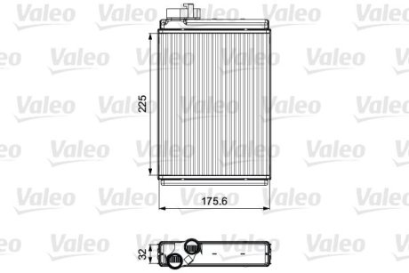 Радіатор обігрівача Valeo 811507