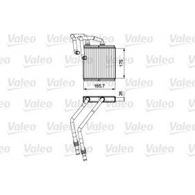 Радіатор пічки Valeo 811511