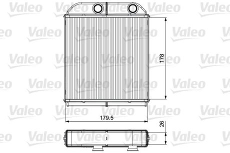 Радіатор пічки VOLVO Valeo 811538