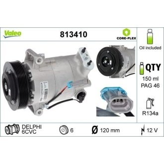 Компресор кондиціонера Valeo 813410