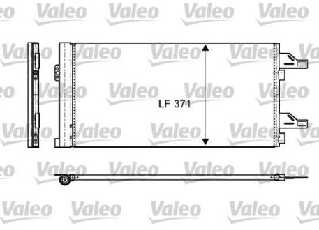 Конденсатор, кондиционер Valeo 814085