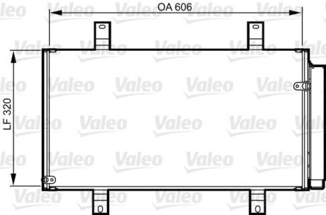 Радіатор кондиціонера Valeo 814215