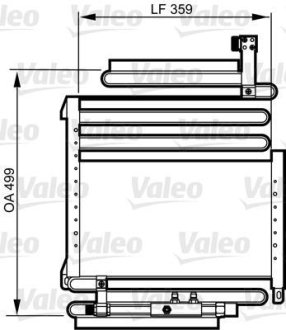 Радіатор кондиціонера Valeo 814288 (фото 1)