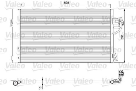 Конденсатор без хладогена Valeo 814391