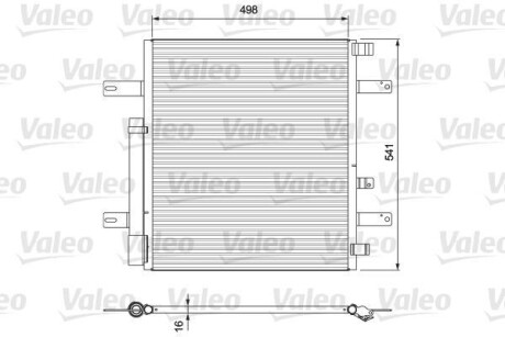 Конденсатор, кондиціонер Valeo 815061
