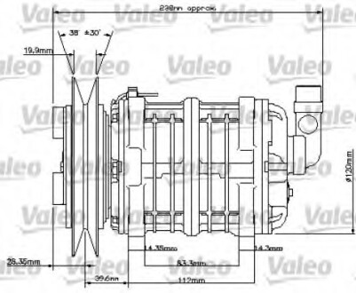Компресор кондиціонера Valeo 815831