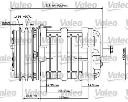 Компресор кондиціонера Valeo 815837