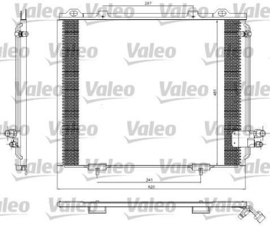 Радіатор кондиціонера Valeo 817252 (фото 1)