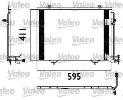 Радіатор кондиціонера Valeo 817562