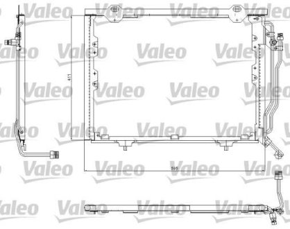 Радіатор кондиціонера Valeo 817563 (фото 1)