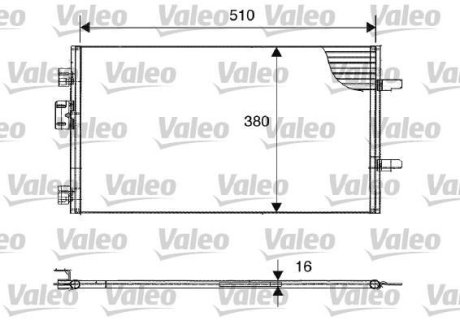 Конденсатор кондиционера Valeo 817602