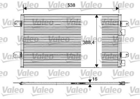 Конденсатор кондиционера Valeo 817701