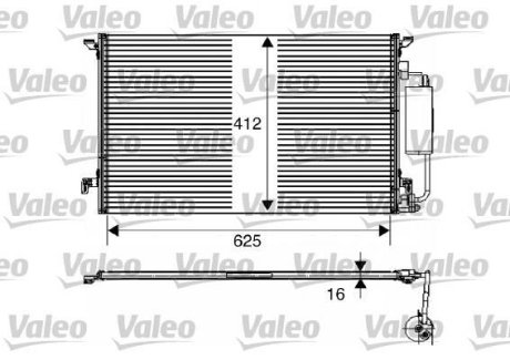 Конденсатор без хладогена Valeo 817711