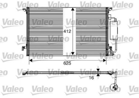 Конденсатор, кондиционер Valeo 817712