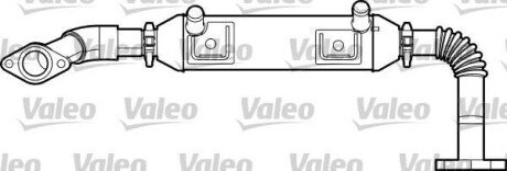 Охолоджувач відпрацьованих газів ОГ Valeo 817750 (фото 1)