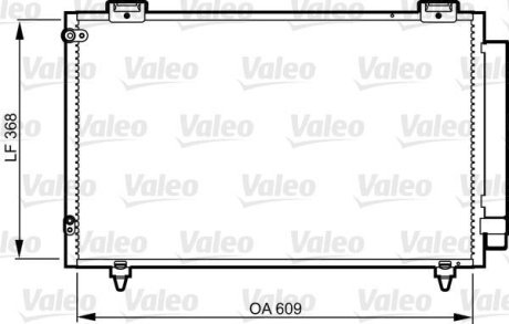 Конденсатор, кондиционер Valeo 817805