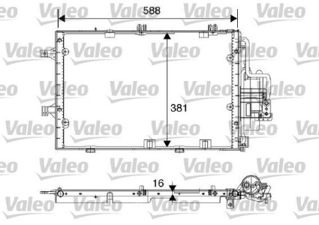 Конденсатор, кондиционер Valeo 817843 (фото 1)