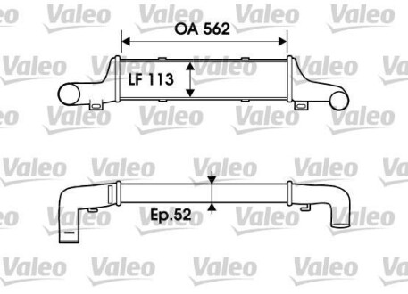 Интеркулер Valeo 817905