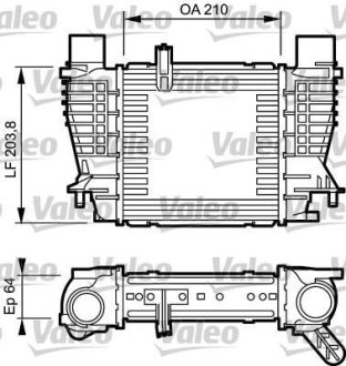 Интеркулер Valeo 817999