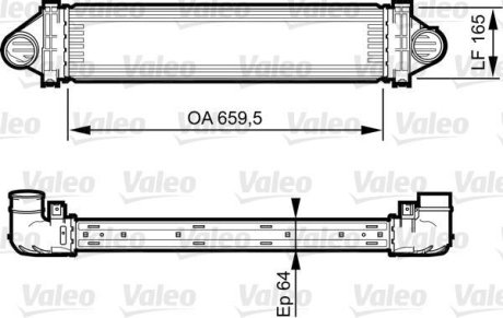 Інтеркулер Valeo 818245