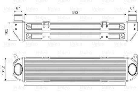 Інтеркулер LANDROVER RangeRoverSport "2,7TD "04-13 Valeo 818359