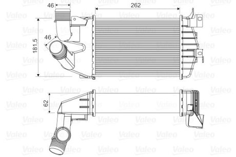 CHLODNICA POWIETRZA DOLADOWUJACEGO Valeo 818556