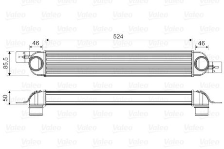 Intercooler.. Valeo 818661 (фото 1)