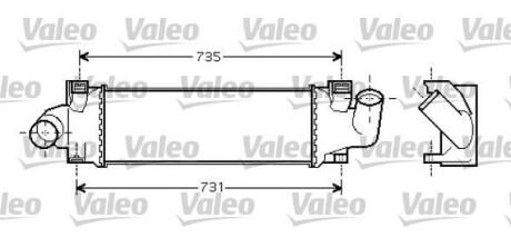 Интеркулер Valeo 818717