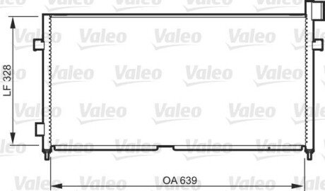 Радіатор кондиціонера Valeo 818984