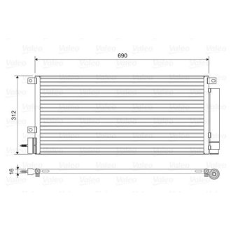 SKRAPLACZ KLIMATYZACJI OPEL MOKKA Valeo 822576 (фото 1)