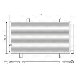 SKRAPLACZ KLIMATYZACJI TOYOTA CAMRY Valeo 822584