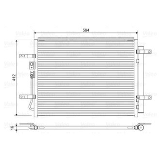 Skraplacz klimatyzacji Valeo 822628