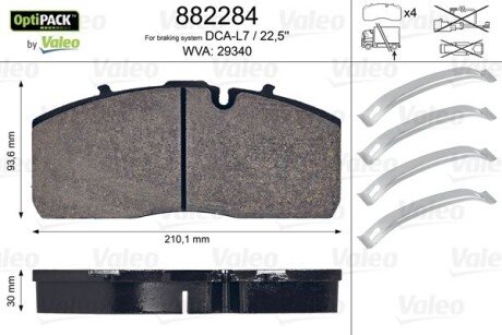 Автозапчасть Valeo 882284