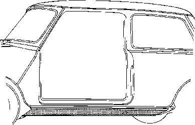 Днище кузова Van Wezel 0201.10