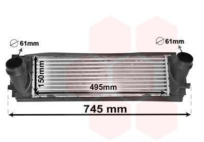 Интеркулер Van Wezel 06004468