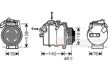 Автозапчасть Van Wezel 0600K385