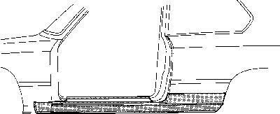 Накладка порога Van Wezel 0606.02