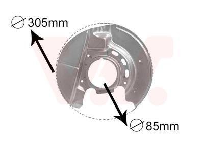 Накладка Van Wezel 0620371