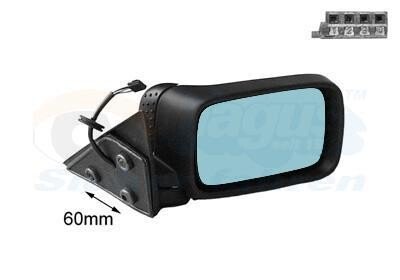 Наружное зеркало Van Wezel 0642808