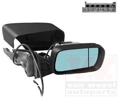 Наружное зеркало Van Wezel 0646806