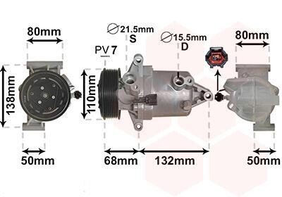 Автозапчасть Van Wezel 1301K703