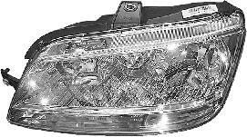 Основная фара Van Wezel 1623967