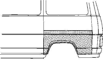 Боковина Van Wezel 1747145