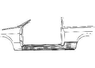 Накладка порога Van Wezel 1754101