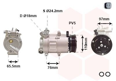 Автозапчасть Van Wezel 1801K001